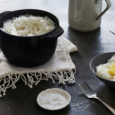 Купить Кокот для риса, 1,5 л, 16 см, черный, La Cocotte, Staub в интернет-магазине элитной посуды этикет
