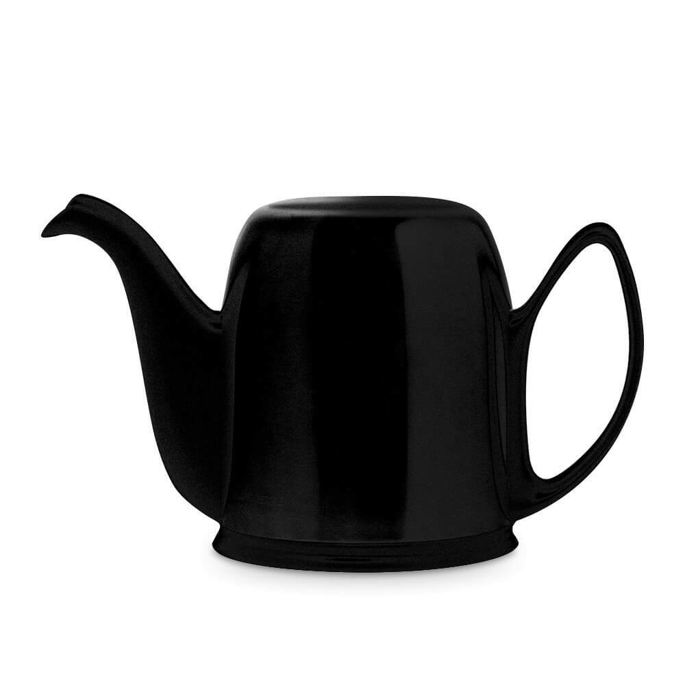 Чайник заварочный фарфоровый 1.5 л, без крышки, черный, 150447, Salam, Guy Degrenne