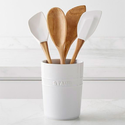 Подставка для кухонных принадлежностей, 11 см, белая, Staub