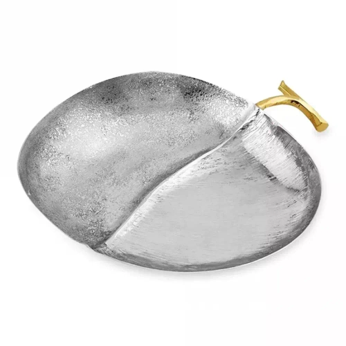 Чаша-лист Michael Aram Морской виноград Сады Лоди 21 см, сталь нержавеющая