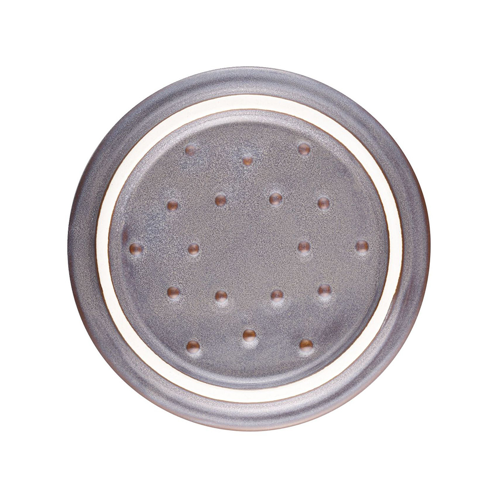 Мини-кокот круглый керамический античный серый 40511-998, 10 см, Staub
