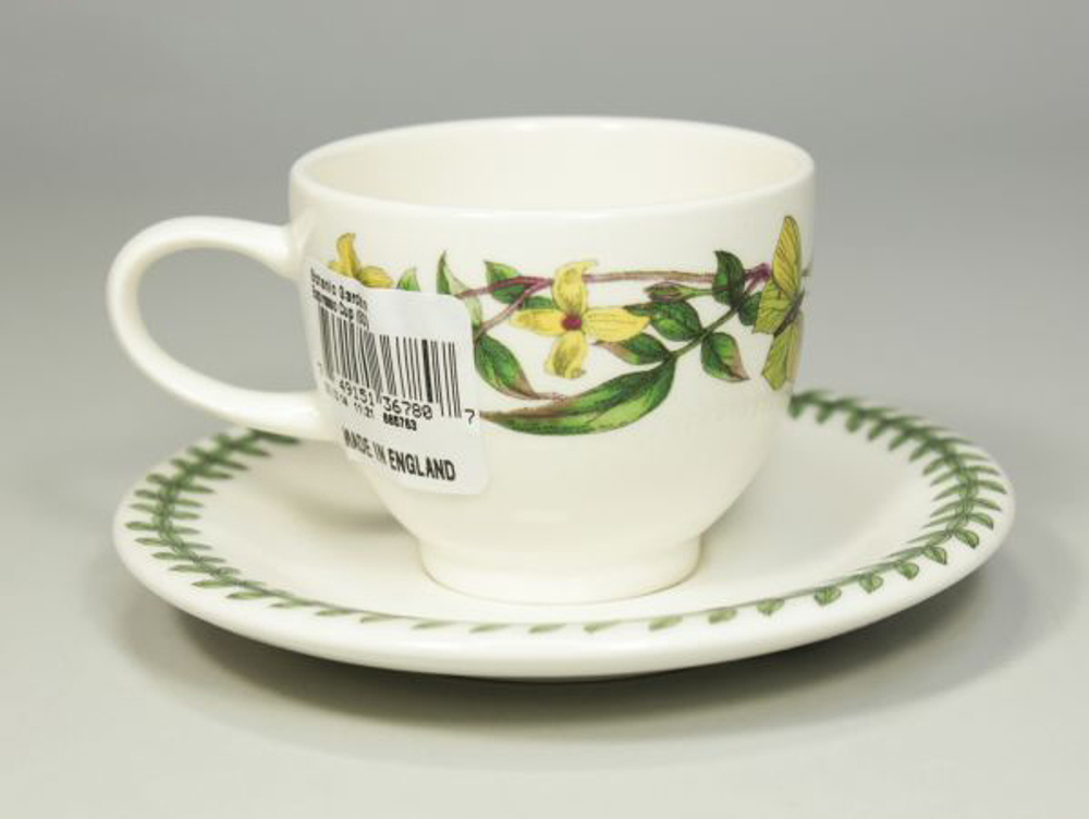 Чашка для эспрессо с блюдцем Portmeirion "Ботанический сад. Желтый жасмин" 100мл