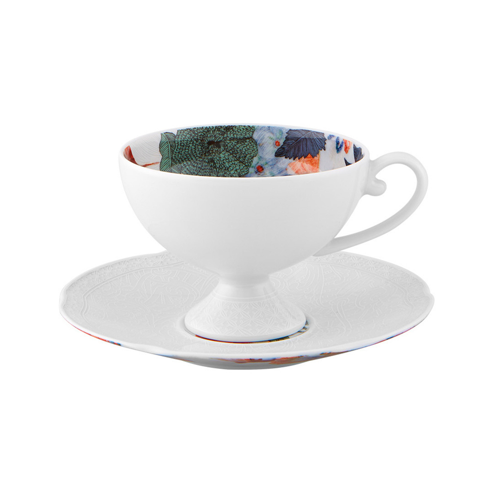 Чашка чайная с блюдцем Vista Alegre Двойственность 230 мл, фарфор
