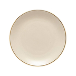 Тарелка салатная 21,6 см Costa Nova Augusta Natural-Gold бежевая