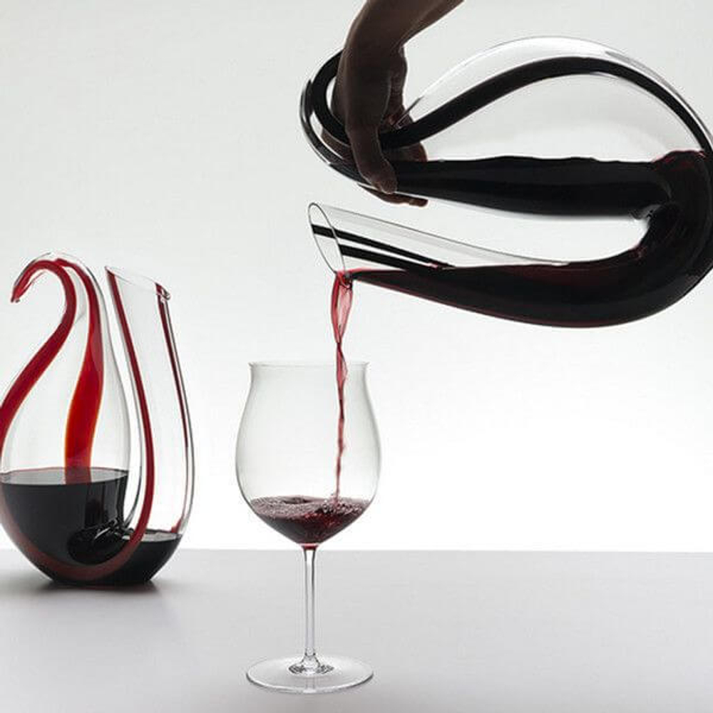 Хрустальный декантер ручной работы, Ayam Black Stripe, 1.7 л, Riedel (2016/02)