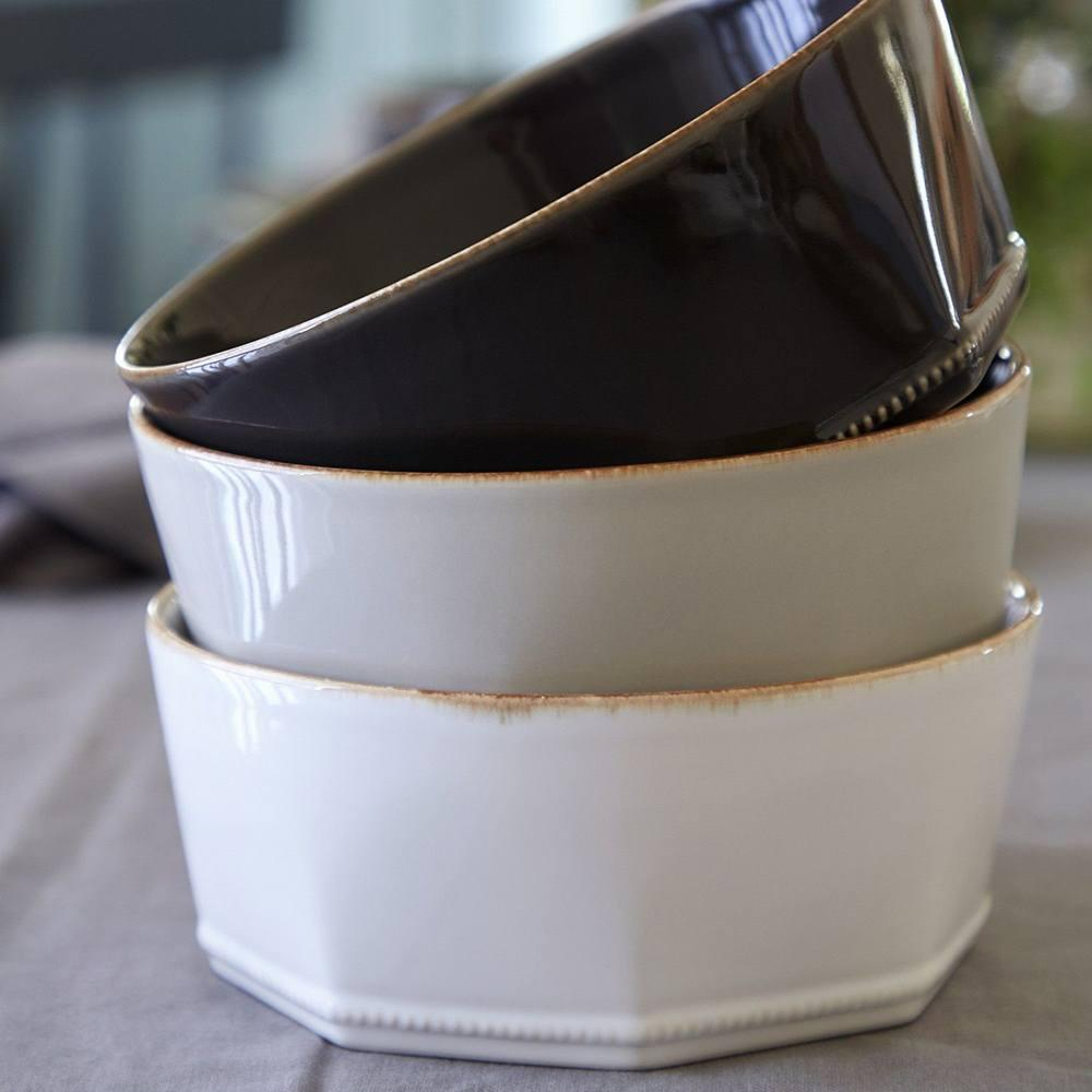 Тарелка суповая 16,2 см 800 мл Costa Nova Luzia White белая