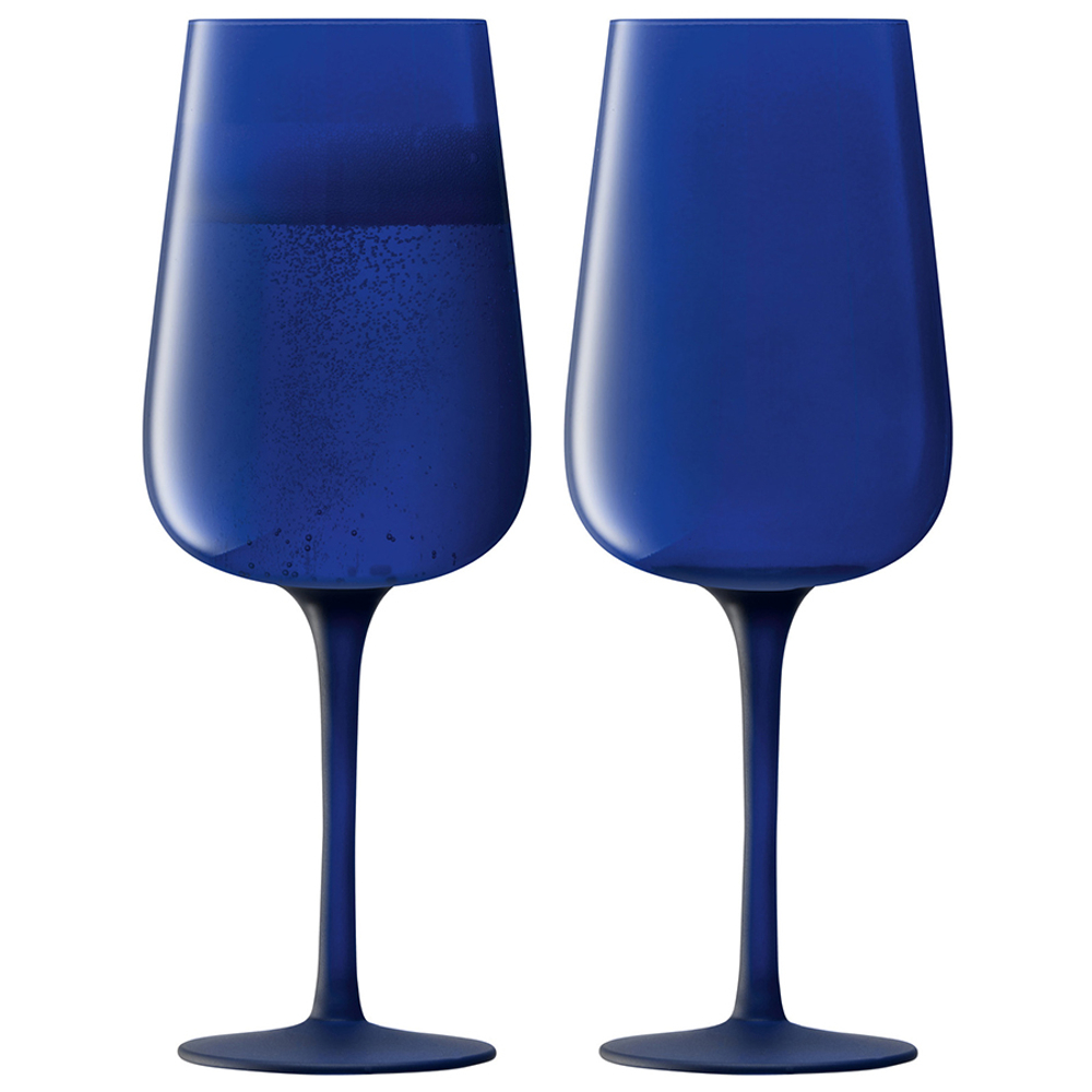 Набор бокалов Arc Contrast, 280 мл, синий, 2 шт., LSA International