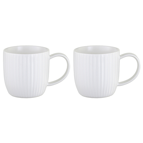 Набор кружек Soft Ripples, 350 мл, белые, 2 шт., Liberty Jones