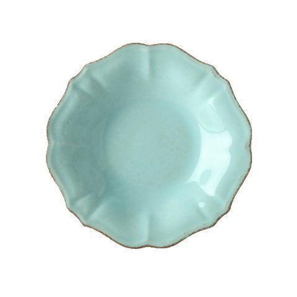 Тарелка суповая 24 см Costa Nova Impressions Turquoise бирюзовая