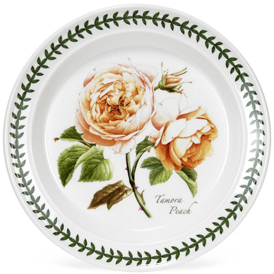 Тарелка закусочная Portmeirion "Ботанический сад. Розы. Тамора, персиковая роза" 20см