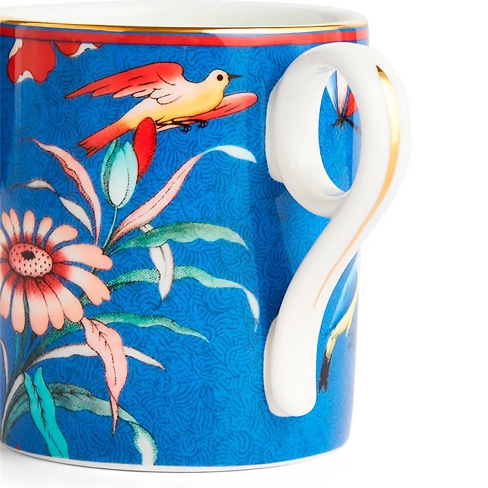 Кружка Wedgwood Пионы 240 мл, фарфор, синяя