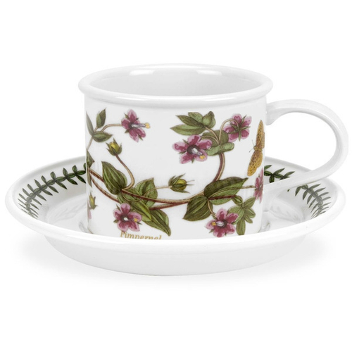 Чашка для завтрака с блюдцем Portmeirion "Ботанический сад. Анагаллис" 260мл