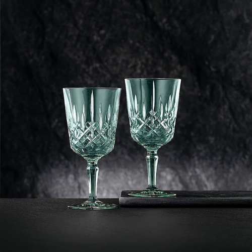 Набор фужеров 2 шт, 355 мл для красного и белого вина, мятный, Noblesse, Nachtmann