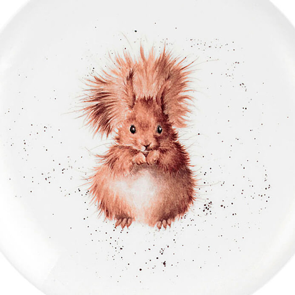 Закусочная тарелка фарфоровая "Забавная фауна. Белка", 20 см, Royal Worcester