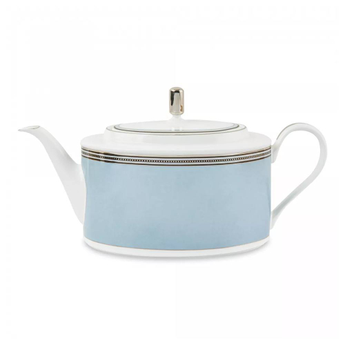 Чайник Noritake Богарт платиновый 1,25 л, фарфор костяной