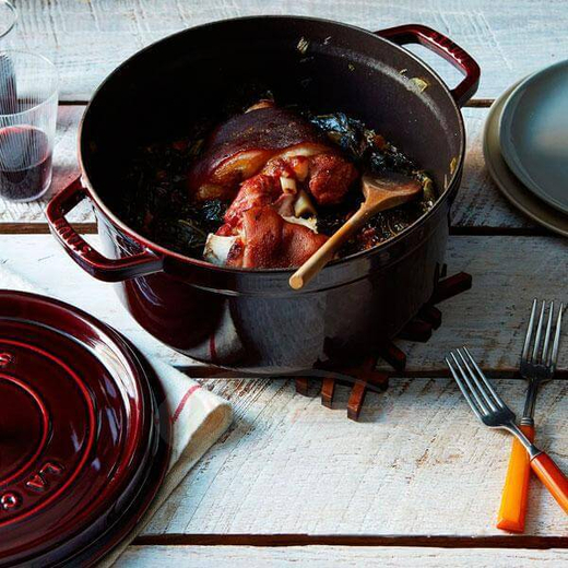 Кокот круглый, 6,7 л, 28 см, гранатовый, La Cocotte, Staub