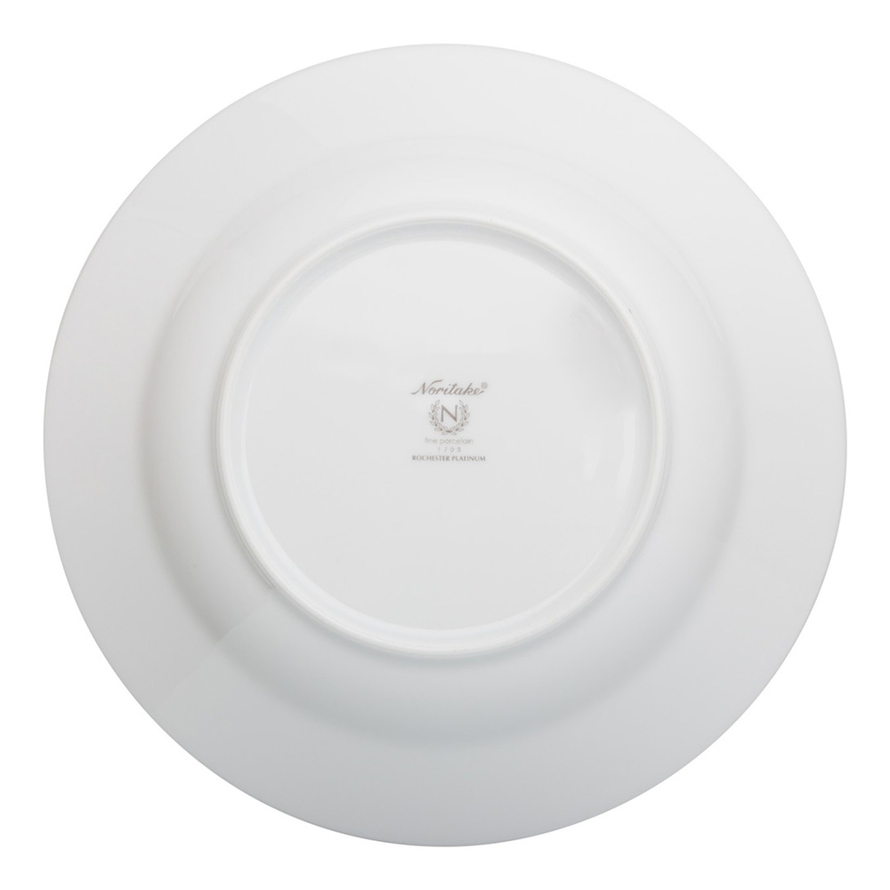 Тарелка суповая Noritake Рочестер Платиновый кант 22,6 см