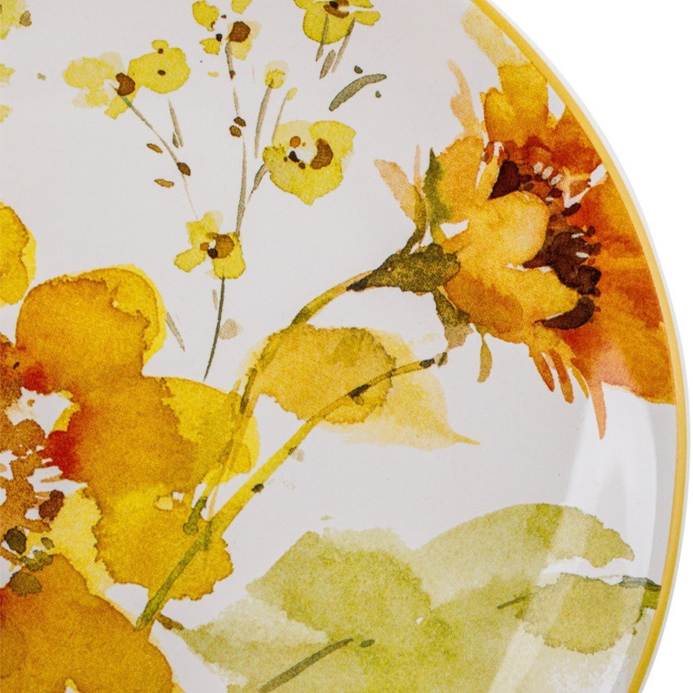 Тарелка закусочная 23 см Certified Int. Подсолнухи-4