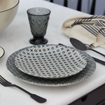 Тарелка закусочная керамическая с узором 21 см Costa Nova Augusta