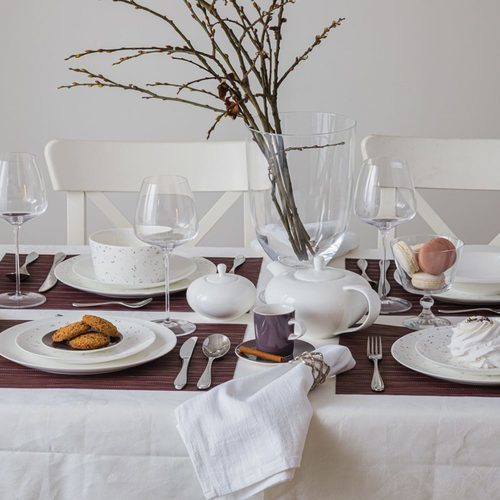 Тарелка закусочная углубленная 21 см Mix&Match Конфетти