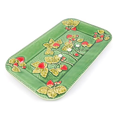 Сервировочное блюдо 34х21х3 см Bordallo Pinheiro "Земляника"