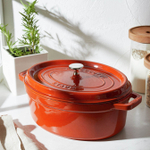 Кокот овальный, 29 см, корица, La Cocotte, Staub