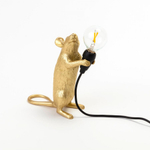 Настольная лампа Mouse Lamp Standing GOLD USB, Seletti