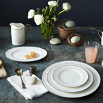 Тарелка десертная Noritake Брум-стрит 17 см, фарфор костяной
