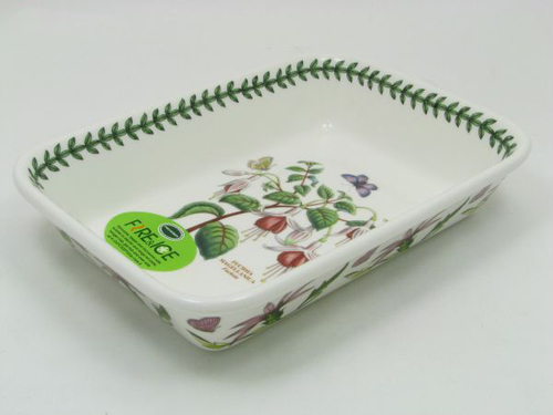 Блюдо прямоугольное для лазаньи Portmeirion "Ботанический сад. Фуксия" 23см