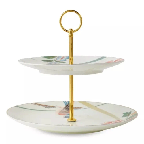 Блюдо двухярусное 26,5 см Mix&Match Home Гармония