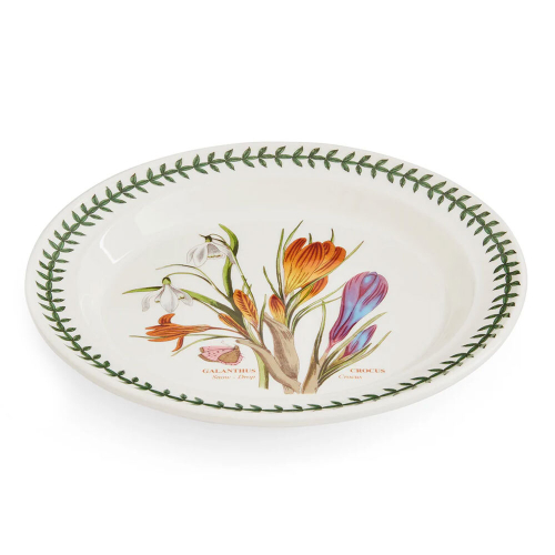 Тарелка обеденная Portmeirion "Ботанический сад. Подснежник / Шафран" 26,7см