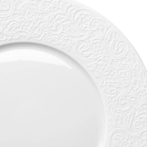 Тарелка обеденная 24 см Guy Degrenne Collection L Couture белая