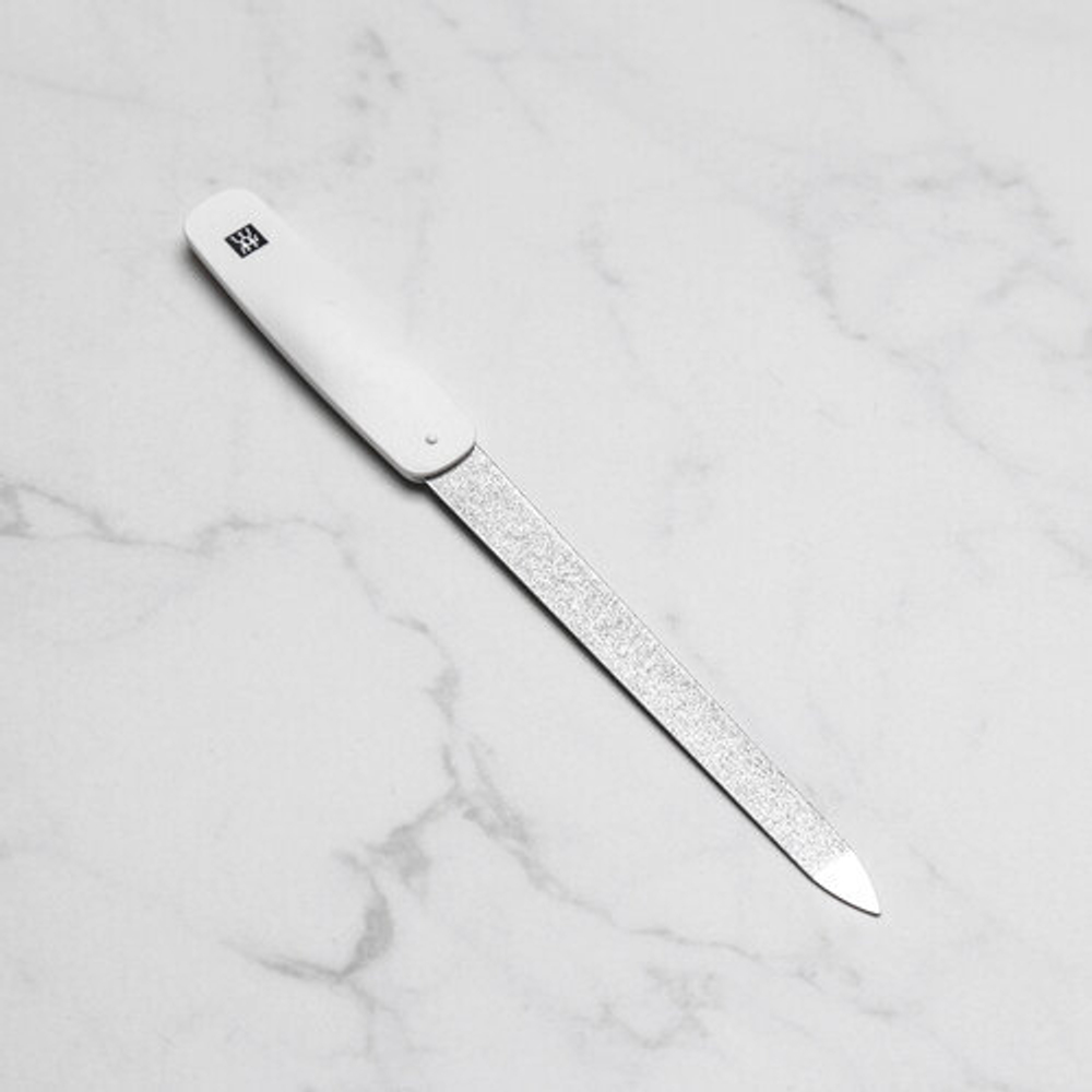 Пилочка для ногтей 160 мм, белая, Beauty Classic, Zwilling