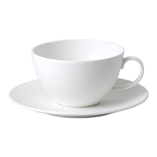 Чашка для завтрака с блюдцем Wedgwood Джио 340 мл, фарфор