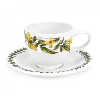 Чашка для эспрессо с блюдцем Portmeirion "Ботанический сад. Желтый жасмин" 100мл