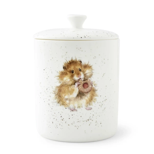 Банка с крышкой "Забавная фауна. Хомяк", 18х13 см, Wrendale Designs. Royal Worcester