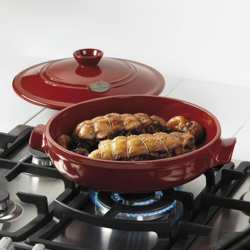 Кастрюля керамическая для тушения, 3,2 литра, 29,5 см, Emile Henry