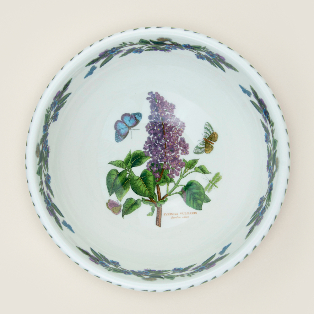 Большой керамический (фарфор) салатника из коллекции Ботанический Сад (Botanic garden) от английского бренда Portmeirion