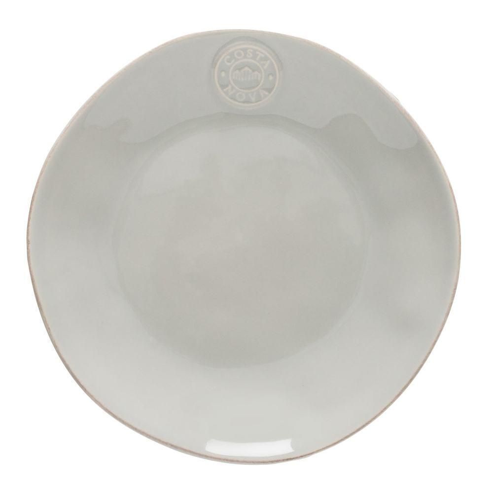 Тарелка салатная 21,1 см Costa Nova Nova Sand Grey серая