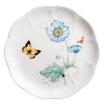 Тарелка акцентная "Бабочка-Монарх" 23 см, фарфор, LEN6083422, Бабочки на лугу, Lenox .