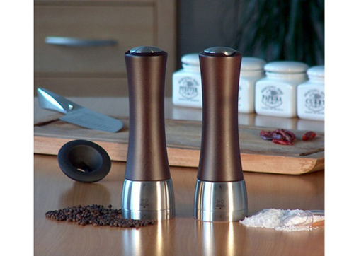 Мельница Madras Peugeot для соли, 16 см, шоколад матовый