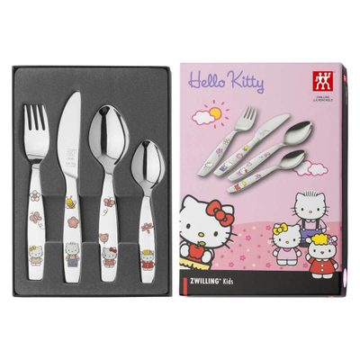 Набор детских столовых приборов "Hello Kitty" 4 пр., Hello Kitty, Zwilling