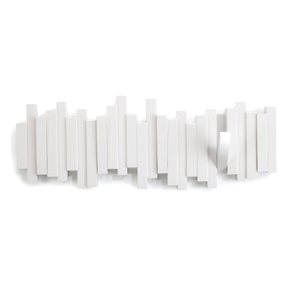 Вешалка настенная Sticks белая, Umbra