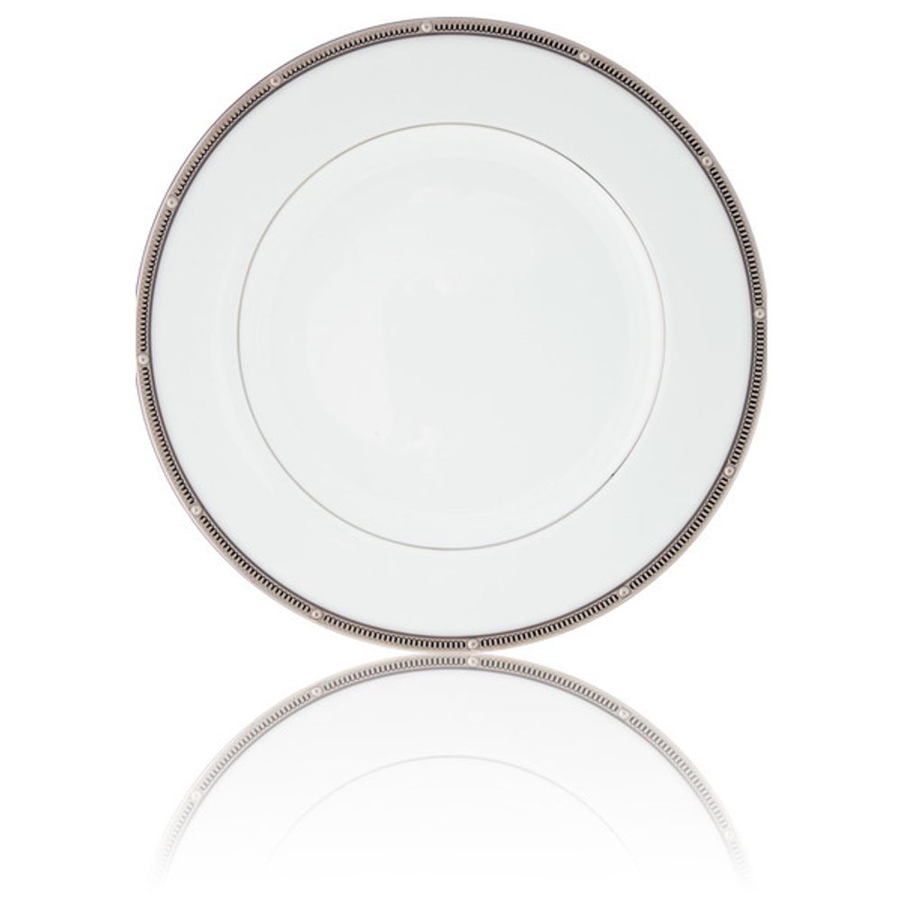 Тарелка обеденная Noritake Рочель Платиновый кант 27 см