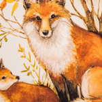 Тарелка десертная Лисички 21,5 см Certified Int. Сосновый лес