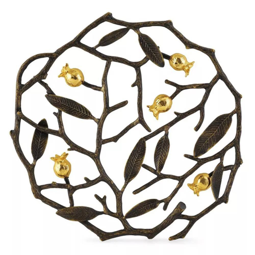 Подставка под горячее Michael Aram Гранат 23 см, латунь