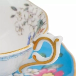 Чашка чайная с блюдцем Wedgwood Wonderlust Цветение 140 мл, фарфор, п/к