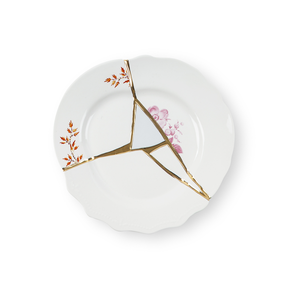 Десертная тарелка 21 см, Kintsugi, Seletti (09601)