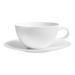 Чашка чайная с блюдцем 250 мл Mix&Match Синергия, белый декор