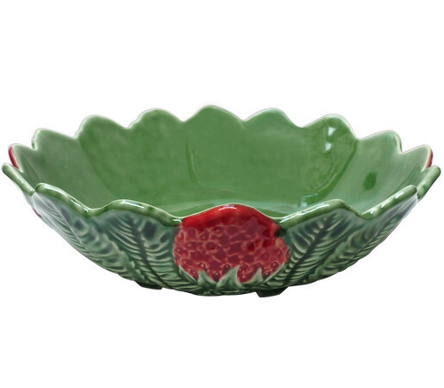 Салатник "Земляника" 24 см Bordallo Pinheiro